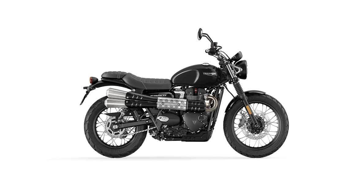 Jet Black Triumph Street Scrambler